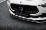 Maxton Design - Front Splitter V.2 Maserati Ghibli MK3 (Facelift)