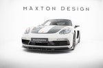 Maxton Design - Front Splitter V.2 Porsche 718 Cayman GTS 982C