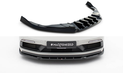 Maxton Design - Front Splitter V.2 Porsche 718 Cayman GTS 982C