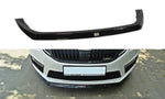 Maxton Design - Front Splitter V.2 Skoda Octavia RS MK3 Hatchback / Estate