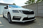 Maxton Design - Front Splitter V.2 Skoda Octavia RS MK3 Hatchback / Estate