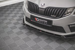 Maxton Design - Front Splitter V.2 Skoda Octavia RS MK3 (Facelift)