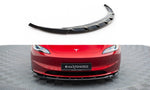 Maxton Design - Front Splitter V.2 Tesla Model 3 Project Highland (Facelift) Front Spoiler Maxton Design royalty-bespoke.myshopify.com 