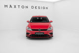 Maxton Design - Front Splitter V.2 Volkswagen Golf R / R-Line MK7.5