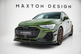 Maxton Design - Front Splitter V.3 Audi S3 Sportback / A3 S-Line Sportback 8Y (Facelift)