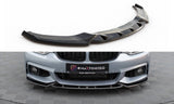 Maxton Design - Front Splitter V.3 BMW Series 4 Coupe / Gran Coupe / Cabrio M-Pack F32 / F36 / F33