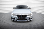 Maxton Design - Front Splitter V.3 BMW Series 4 Coupe / Gran Coupe / Cabrio M-Pack F32 / F36 / F33