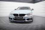 Maxton Design - Front Splitter V.3 BMW Series 4 Coupe / Gran Coupe / Cabrio M-Pack F32 / F36 / F33