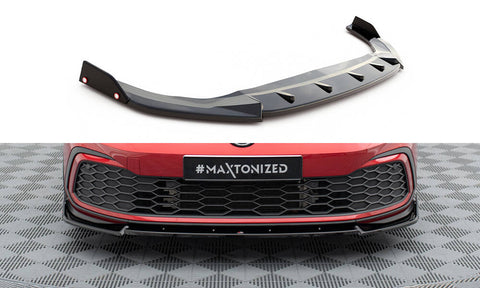 Maxton Design - Front Splitter V.3 + Flaps Volkswagen Golf GTI / GTE / R-Line MK8