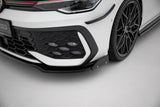 Maxton Design - Front Splitter V.3 + Flaps Volkswagen Golf GTI / GTE / R-Line MK8 (Facelift)