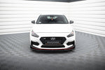 Maxton Design - Front Splitter V.3 Hyundai I30N MK3 Hatchback / Fastback