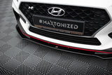 Maxton Design - Front Splitter V.3 Hyundai I30N MK3 Hatchback / Fastback