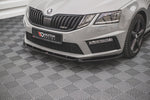 Maxton Design - Front Splitter V.3 Skoda Octavia RS MK3 (Facelift)