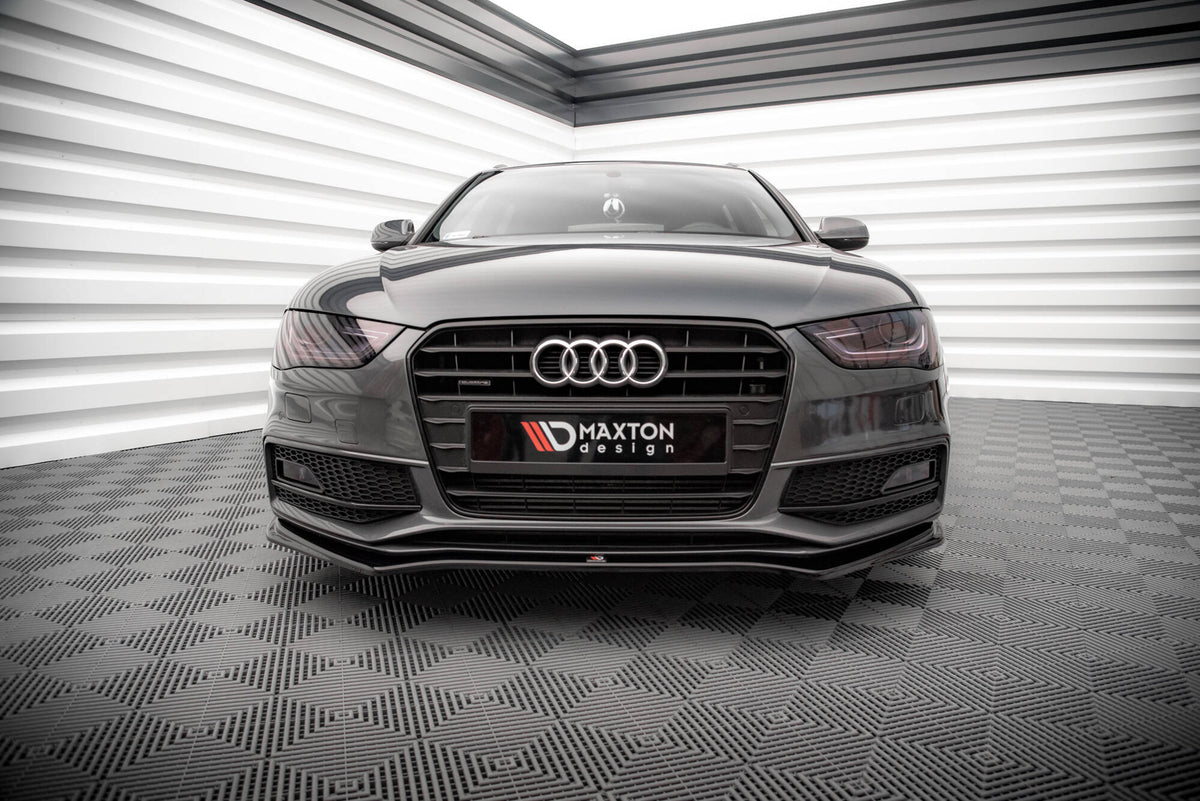 Maxton Design - Front Splitter V.4 Audi A4 S-Line / S4 B8 (Facelift ...