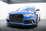 Maxton Design - Front Splitter V.4 Audi RS6 C7 / C7 FL