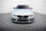 Maxton Design - Front Splitter V.4 BMW Series 4 Coupe / Gran Coupe / Cabrio M-Pack F32 / F36 / F33