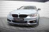 Maxton Design - Front Splitter V.4 BMW Series 4 Coupe / Gran Coupe / Cabrio M-Pack F32 / F36 / F33