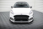 Maxton Design - Front Splitter + Flaps V.4 Ford Fiesta ST / ST-Line MK8