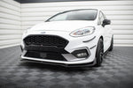 Maxton Design - Front Splitter + Flaps V.4 Ford Fiesta ST / ST-Line MK8