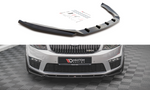 Maxton Design - Front Splitter V.4 Skoda Octavia RS MK3 Hatchback / Estate Front Spoiler Maxton Design royalty-bespoke.myshopify.com 