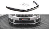 Maxton Design - Front Splitter V.4 Skoda Octavia RS MK3 Hatchback / Estate