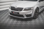 Maxton Design - Front Splitter V.4 Skoda Octavia RS MK3 Hatchback / Estate Front Spoiler Maxton Design royalty-bespoke.myshopify.com 