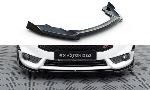 Maxton Design - Front Splitter V.5 Ford Fiesta ST MK7 (Facelift)