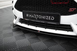 Maxton Design - Front Splitter V.5 Ford Fiesta ST MK7 (Facelift)