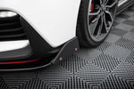 Maxton Design - Front Splitter + Flaps V.6 Hyundai I30N MK3 Hatchback / Fastback