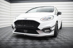 Maxton Design - Front Splitter V.6 Ford Fiesta ST / ST-Line MK8