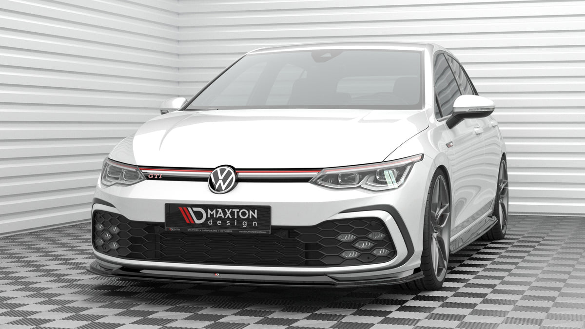 Maxton Design - Front Splitter V.6 Volkswagen Golf GTI / R-Line MK8 ...