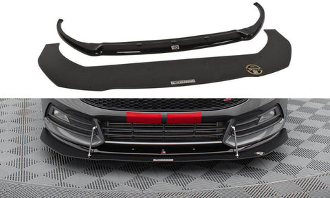 Maxton Design - Hybrid Front Splitter V.1 Ford Focus ST MK3 (Facelift)