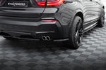 Maxton Design - Rear Side Splitters BMW X4 M-Pack F26