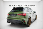 Maxton Design - Rear Side Splitters V.1 Audi S3 Sportback 8Y (Facelift)