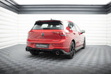 Maxton Design - Rear Side Splitters V.2 + Flaps Volkswagen Golf GTI / GTE MK8