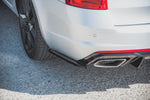 Maxton Design - Rear Side Splitters V.2 Skoda Octavia RS MK3 / MK3 FL Hatchback / Estate