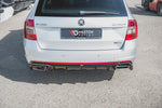 Maxton Design - Rear Side Splitters V.2 Skoda Octavia RS MK3 / MK3 FL Hatchback / Estate