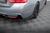 Maxton Design - Rear Side Splitters V.5 BMW Series 4 Coupe M-Pack F32