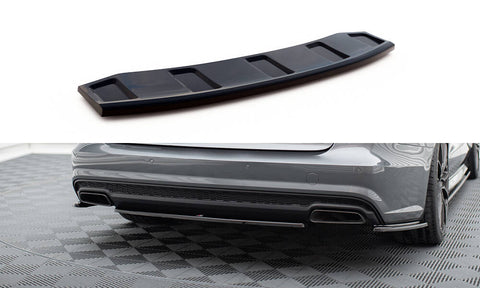 Maxton Design - Central Rear Splitter Audi A6 S-Line C7 FL