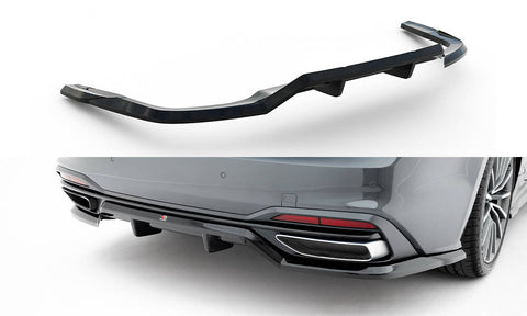 Maxton Design - Rear Splitter (with Vertical Bars) Audi A5 F5 (Facelift)