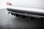 Maxton Design - Central Rear Splitter (with Vertical Bars) Audi Q3 S-Line 8U