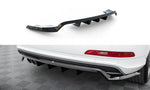 Maxton Design - Central Rear Splitter (with Vertical Bars) Audi Q3 S-Line 8U