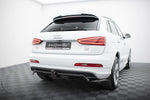 Maxton Design - Central Rear Splitter (with Vertical Bars) Audi Q3 S-Line 8U