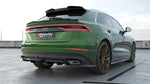 Maxton Design - Rear Splitter (with Vertical Bars) Audi Q8 MK1 (Facelift)