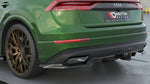 Maxton Design - Rear Splitter (with Vertical Bars) Audi Q8 MK1 (Facelift)