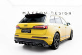 Maxton Design - Rear Splitter (with Vertical Bars) Audi SQ7 MK2 4M (Facelift)