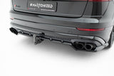 Maxton Design - Rear Splitter (with Vertical Bars) Audi Q8 S-Line / SQ8 (Facelift)