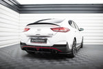 Maxton Design - Rear Splitter (With Vertical Bars) Hyundai I30N MK3 Fastback