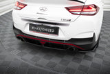 Maxton Design - Rear Splitter (With Vertical Bars) Hyundai I30N MK3 Fastback