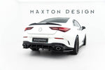 Maxton Design - Rear Splitter (with Vertical Bars) Mercedes Benz CLA35/45 AMG Coupe C118 / Shooting Brake X118 (Facelift)